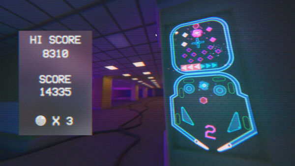 蒸汽波弹子球/Vaporwave Pinball 截图