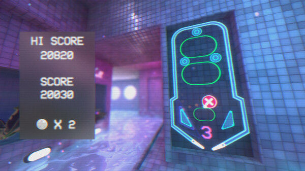 蒸汽波弹子球/Vaporwave Pinball 截图