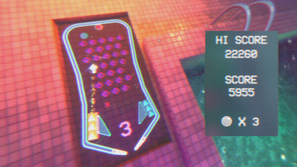 蒸汽波弹子球/Vaporwave Pinball 截图