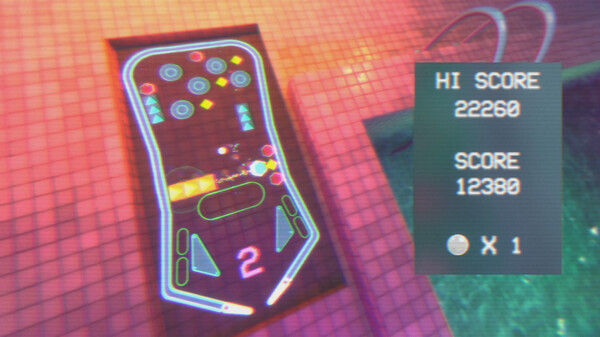 蒸汽波弹子球/Vaporwave Pinball 截图