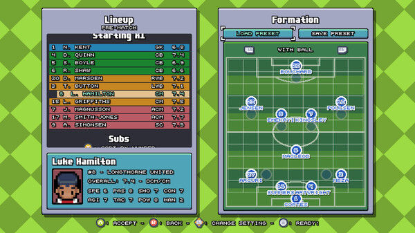 Bang Average Football – Play, Manage, Create 截图