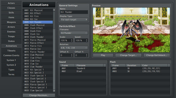 RPG Maker MZ 截图
