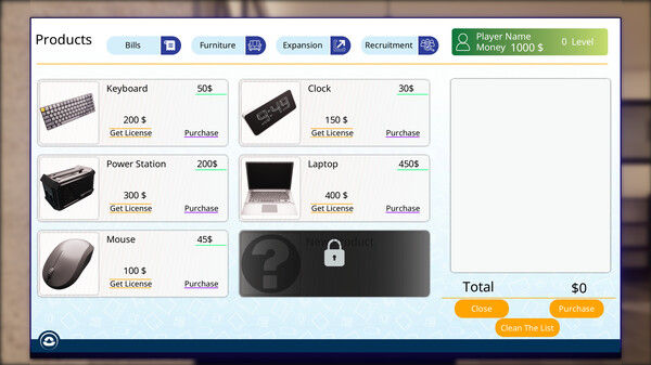 电子市场模拟器/Electronic Market Simulator 截图