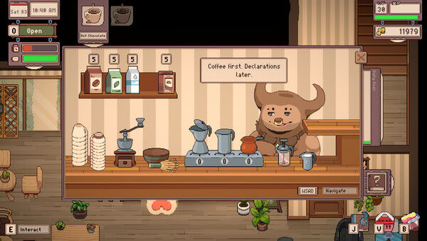 Tailside：治愈咖啡馆/Tailside: Cozy Cafe Sim 截图
