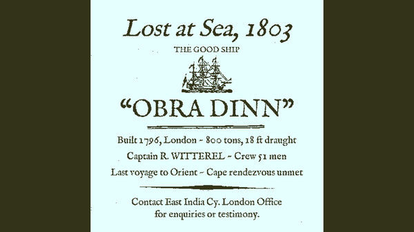 奥伯拉丁的回归/Return of the Obra Dinn 截图