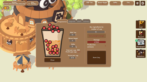 珍珠奶茶店模拟器：放置商店管理/Boba Simulator : Idle Shop Management 截图