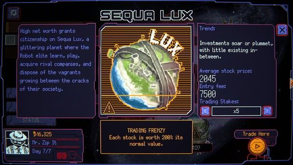 Space Warlord Baby Trading Simulator 截图
