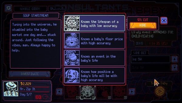 Space Warlord Baby Trading Simulator 截图