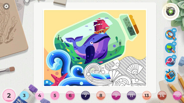 画廊：涂色本和装饰/Gallery: Coloring book & decor 截图