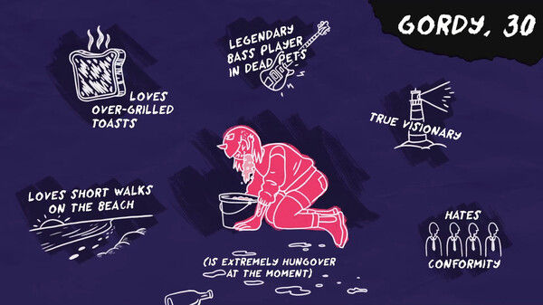 Dead Pets: A Punk Rock Slice of Life Sim 截图
