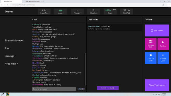 疯人院狂热：主播的命运/Madhouse Madness: Streamer's Fate 截图