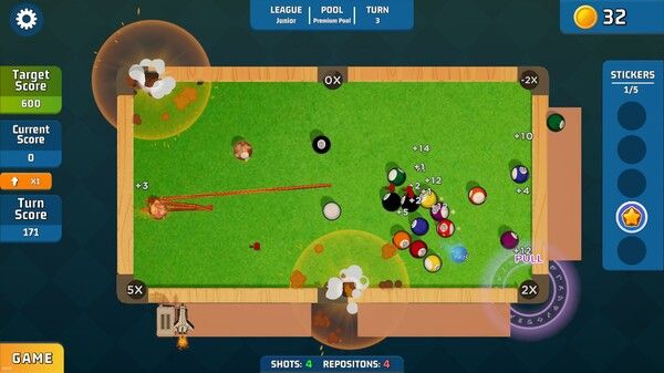 巴拉多台球/Ballardo: Roguelike Billiards 截图