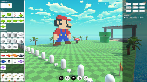 多人平台高尔夫/Multiplayer Platform Golf 截图