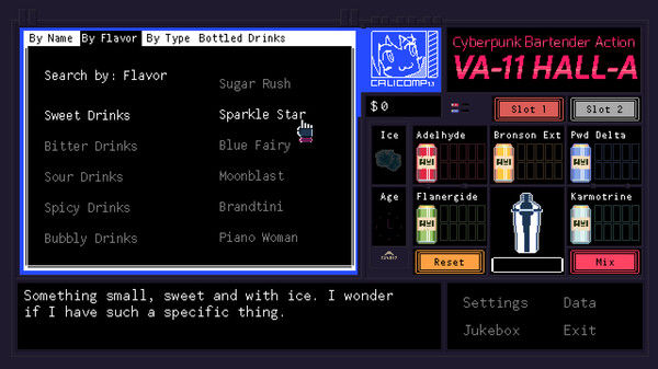 VA-11 HALL-A：赛博朋克酒保行动/VA-11 Hall-A: Cyberpunk Bartender Action 截图