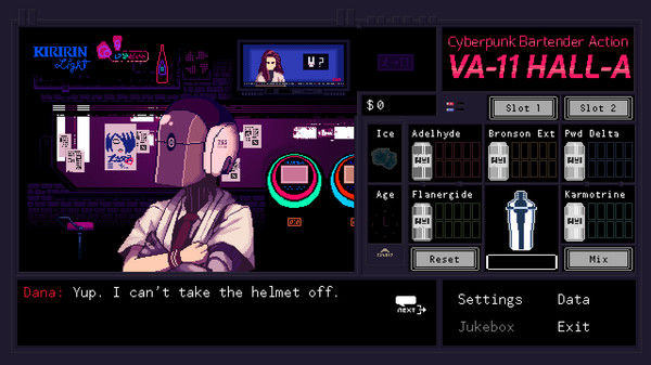 VA-11 HALL-A：赛博朋克酒保行动/VA-11 Hall-A: Cyberpunk Bartender Action 截图