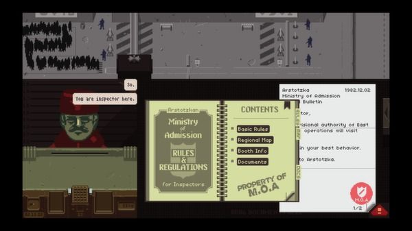 请出示证件/Papers, Please 截图