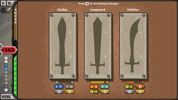 Jacksmith: Weapons and Warriors 截图