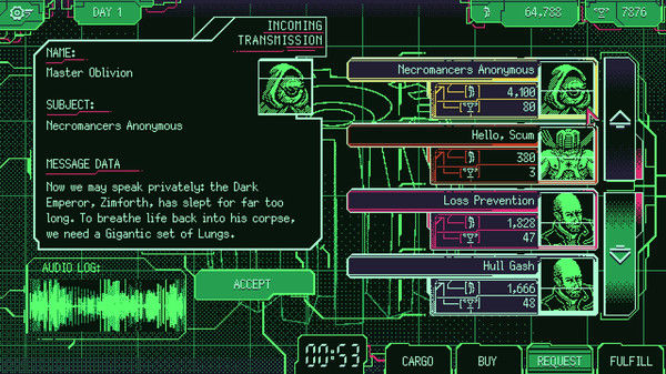 太空军阀器官交易模拟/Space Warlord Organ Trading Simulator 截图