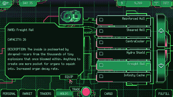 太空军阀器官交易模拟/Space Warlord Organ Trading Simulator 截图
