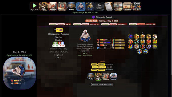 回合制拳击/Turn Based Boxing: Tactics - Legends Edition 截图