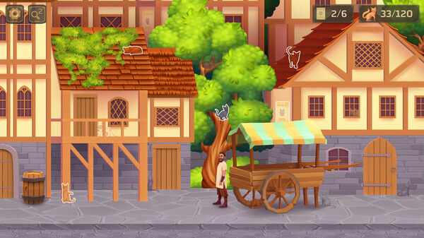 在中世纪狂找小猫/Cat Search in Medieval Times 截图