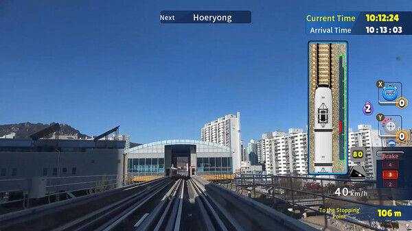 韩国轨道驾驶之旅：轻轨乌镇部/Korean Rail Driving Tour-LRT Uijeongbu 截图