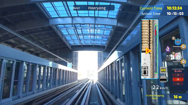 韩国轨道驾驶之旅：轻轨乌镇部/Korean Rail Driving Tour-LRT Uijeongbu 截图