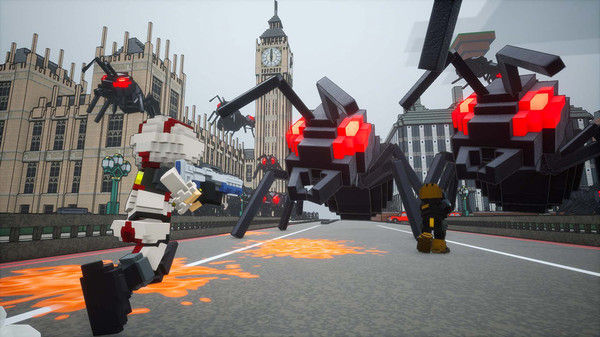 圆滚地球变四方?!　数码方块地球防卫军　EARTH DEFENSE FORCE: WORLD BROTHERS 截图