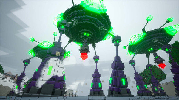 圆滚地球变四方?!　数码方块地球防卫军　EARTH DEFENSE FORCE: WORLD BROTHERS 截图