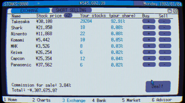 东京股神/STONKS-9800: Stock Market Simulator 截图