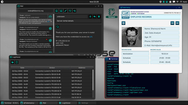 灰色黑客/Grey Hack 截图
