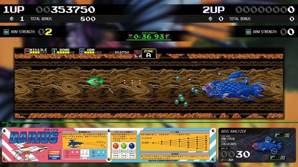 大流士游戏合集/Darius Cozmic Collection Arcade 截图