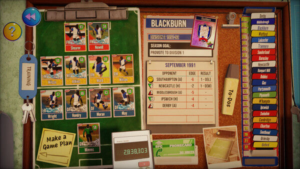NUTMEG! A Nostalgic Deckbuilding Football Manager 截图