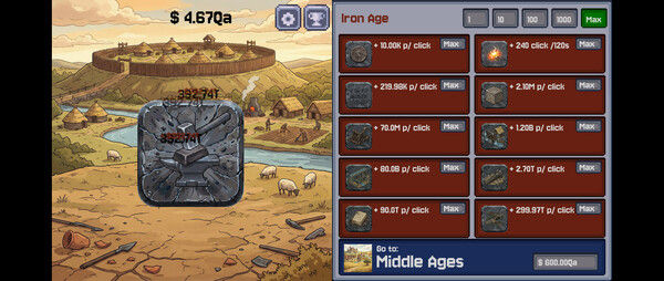 Stone to Silicon - Idle Clicker 截图