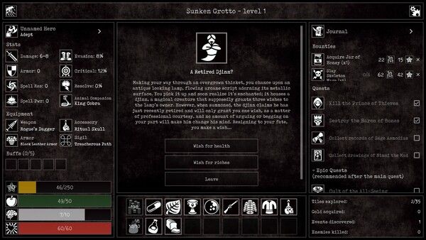 暗影征途：古典卷/Grim Quest - Old School RPG 截图