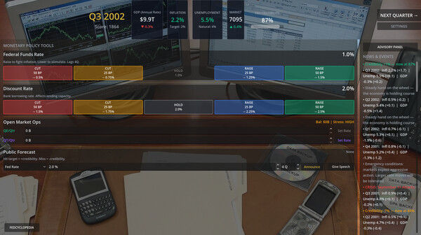 Federal Reserve Simulator 截图
