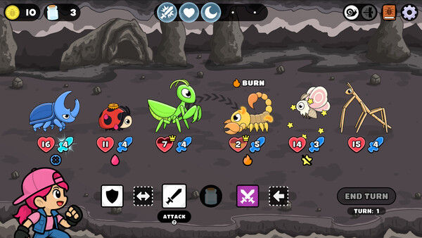 萌虫骰战/Dicey Bugs 截图