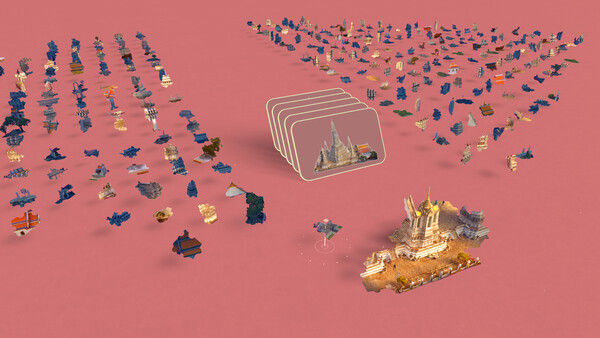 奇妙之地 - 3D 拼图模拟器/Puzzling Places - 3D Jigsaw Sim 截图