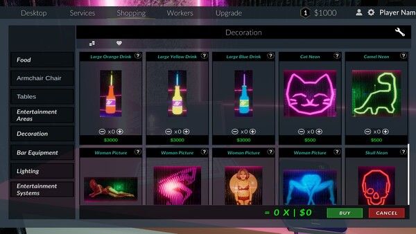 Neon Vice Club Simulator 截图