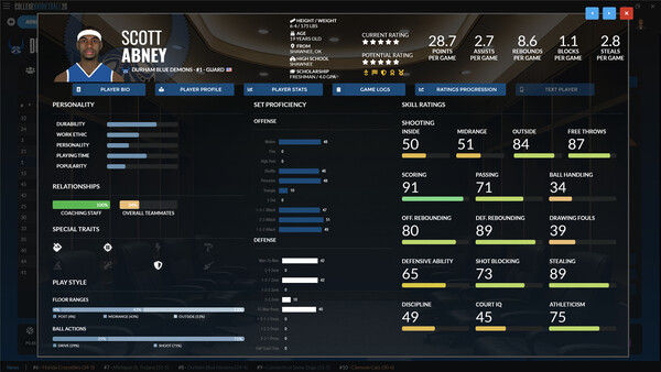 Draft Day Sports: College Basketball 2026 截图