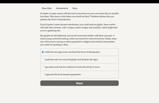 Werewolf: The Apocalypse — The Book of Hungry Names 截图